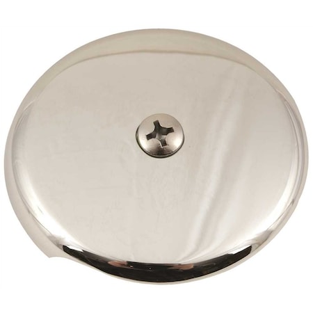 Proplus Single Hole Bathtub Faceplate 1/2 in Brushed Nickel 172018